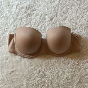 Aerie Sunnie Tan Lightly Lined Strapless Bra